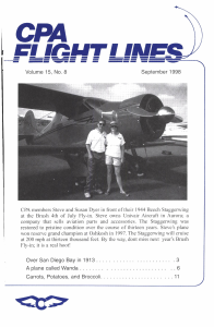 Flight Lines — September/November 1998