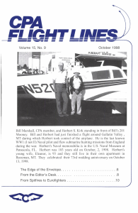 Flight Lines — October/November 1998