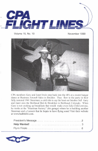 Flight Lines — November/November 1998