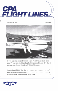 Flight Lines — June/November 1999