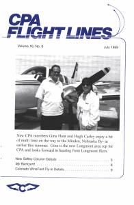 Flight Lines — July/November 1999