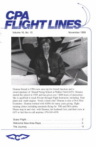 Flight Lines — November/November 1999