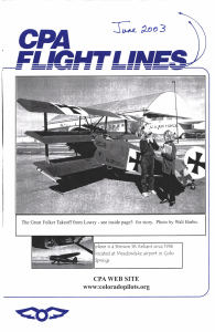 Flight Lines — June 2003