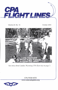 Flight Lines — October/April 2003