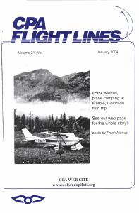 Flight Lines — January/April 2004