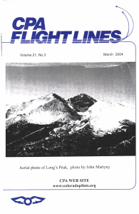 Flight Lines — March/April 2004