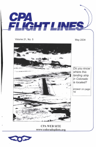 Flight Lines — May 2004