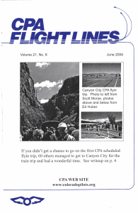 Flight Lines — June/April 2004