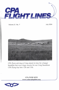 Flight Lines — July/April 2004