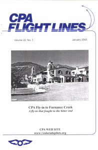 Flight Lines — January/October 2005