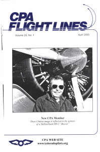 Flight Lines — April/October 2005