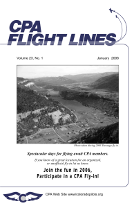 Flight Lines — January 2006