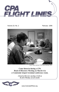 Flight Lines — February 2006