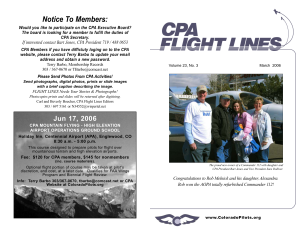 Flight Lines — March 2006