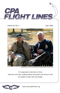 Flight Lines — April 2006