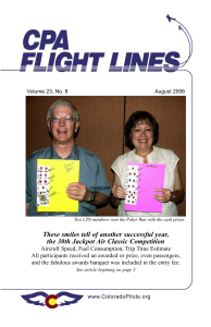 Flight Lines — August 2006
