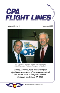 Flight Lines — November 2006