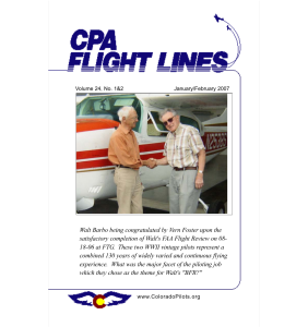Flight Lines — January/February 2007