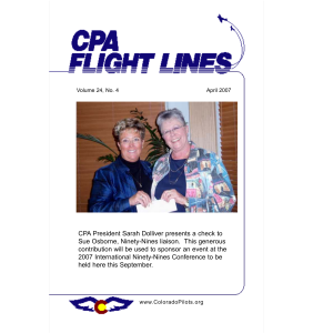 Flight Lines — April 2007