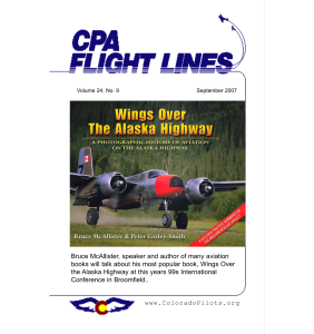 Flight Lines — September 2007
