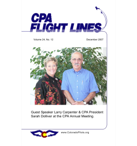 Flight Lines — December 2007