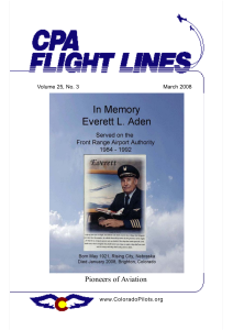 Flight Lines — March 2008