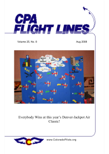 Flight Lines — August 2008