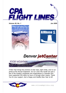Flight Lines — January 2009