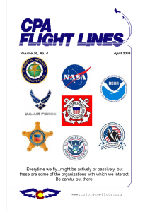 Flight Lines — April 2009
