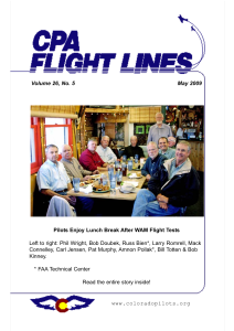 Flight Lines — May 2009