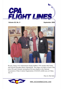 Flight Lines — September 2009