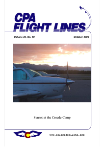 Flight Lines — October 2009