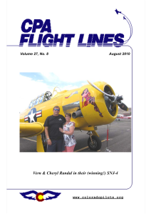 Flight Lines — August 2010
