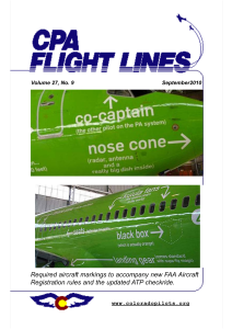 Flight Lines — September 2010