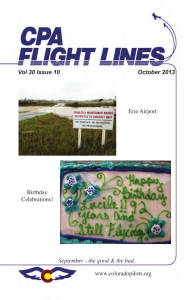 Flight Lines — October 2013