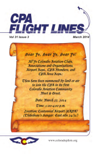 Flight Lines — March 2014