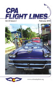 Flight Lines — February 2016