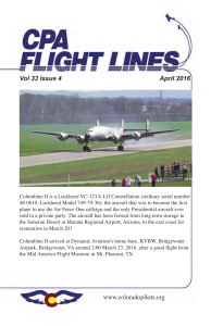 Flight Lines — April 2016