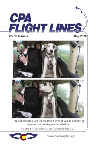 Flight Lines — May 2016
