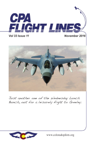 Flight Lines — November 2016