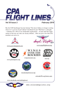 Flight Lines — February 2018