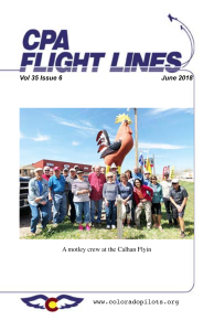 Flight Lines — June 2018