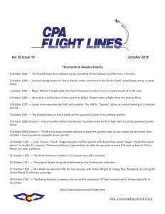 Flight Lines — October 2018