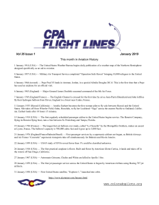 Flight Lines — January 2019