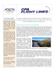 Flight Lines — February 2019