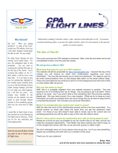 Flight Lines — March 2019