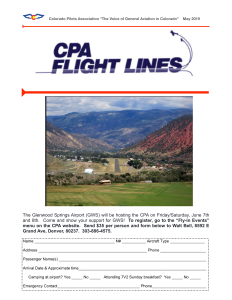 Flight Lines — May 2019