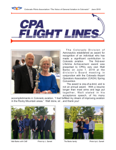 Flight Lines — June 2019