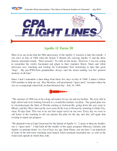 Flight Lines — July 2019