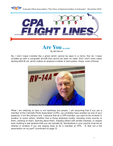 Flight Lines — December 2019